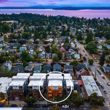 West Seattle'S Modern Townhome Extérieur photo
